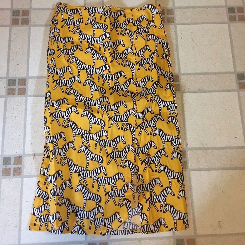 Brand new zebra print pencil skirt
